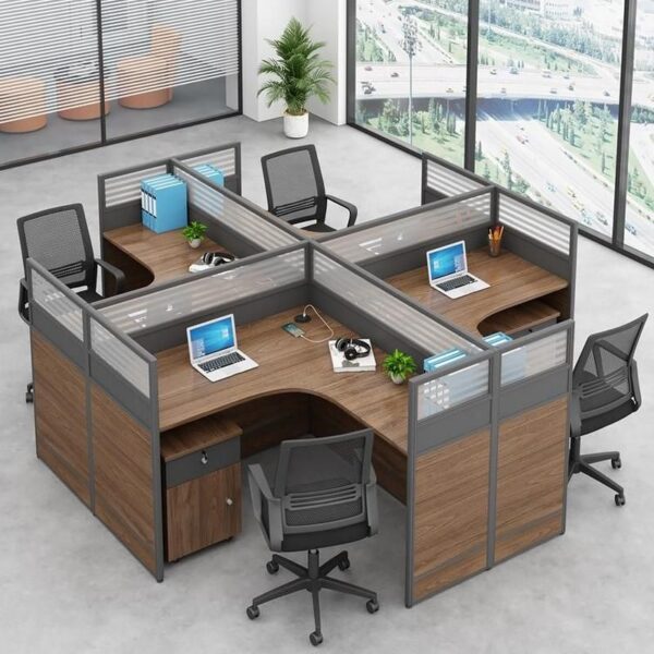 9-lockers filing office cabinets, 2-way workstation, 1.6m reception desk, cashier/counter seat, headrest office seat, executive office seat, high back visitors seat, 2.4m boardroom table, Eames chair, executive visitors seat