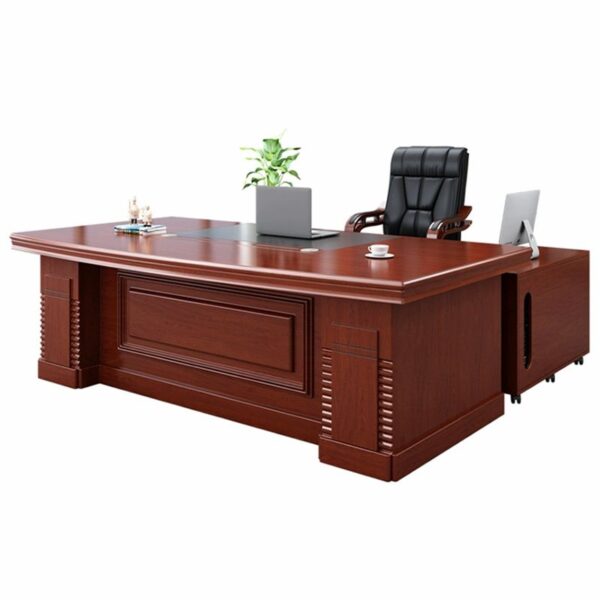 2-way workstation, headrest office seat, mahogany coat hanger, foldable sturdy seat, 2.4m boardroom, table