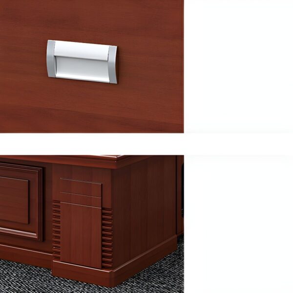 2-way workstation, headrest office seat, mahogany coat hanger, foldable sturdy seat, 2.4m boardroom, table