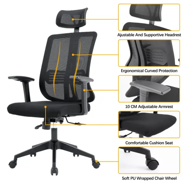 headrest office seat, mahogany coffee table, 2-door filing cabinet with safe, 1.2m executive office desk, executive directors seat, executive visitors seat, 4-way workstation, 2.4m boardroom table, headrest office seat, chrome visitors seat, 2.4m reception desk, 3-seater padded waiting bench