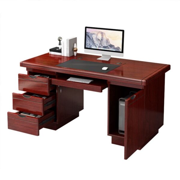 2-Way Office Workstation , Executive Office Chair Sturdy Desks, Directors Office Chair, Round Conference Table, Bliss Office Chair, 2-Door Filing Cabinet, Clerical Office Chair