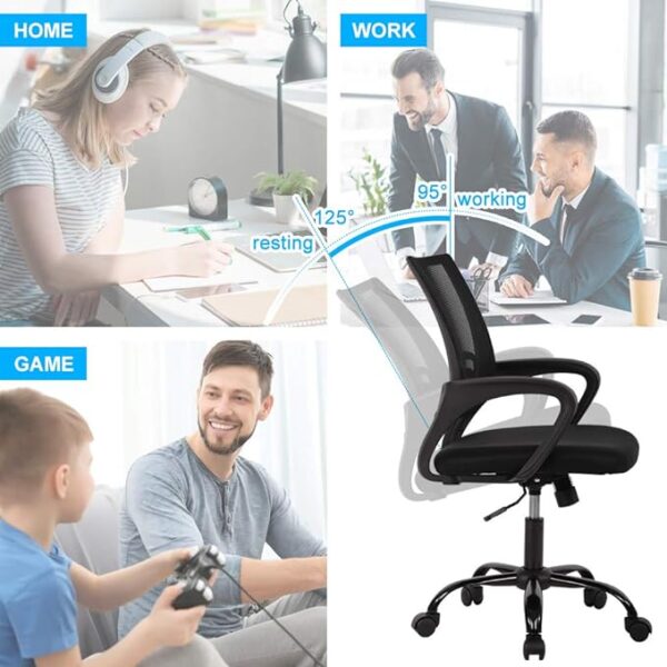 Headrest Office Chair, Mahogany Coat Hanger, Clerical Office Chair, 1.6M Reception Desk, Mesh Visitors Chair,2-Way Workstation, Secretarial, Office Chair