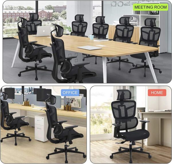 4-Drawer Filing Cabinet, Mesh Visitors Chair, 6-Way Office Workstation, executive Visitors Chair. Executive Coffee Table