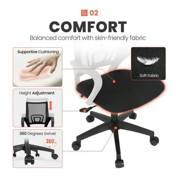 Headrest Office Chair, Mahogany Office Chair, Executive Office Chair, 2-Way Office Workstation, mesh visitors chair, 1.6m Office Desk