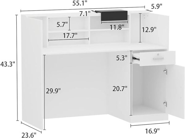 xecutive Office Chair, 1.8M Executive Desk, Clerical Office Chair, wooden Credenza, 3-Link Waiting Bench, 3-Drawer Filing Cabinet