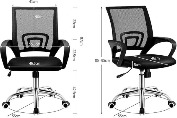 Headrest Office Chair, Mahogany Office Chair, Executive Office Chair, 2-Way Office Workstation, mesh visitors chair, 1.6m Office Desk