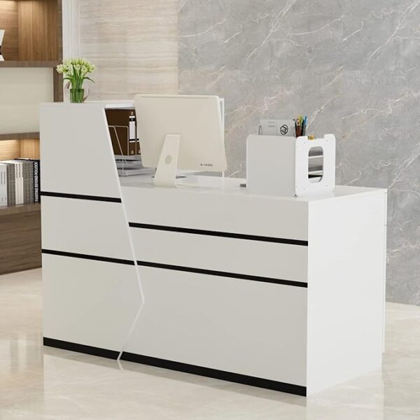 4-Drawer Filing Cabinet, Mesh Visitors Chair, 6-Way Office Workstation, executive Visitors Chair. Executive Coffee Table