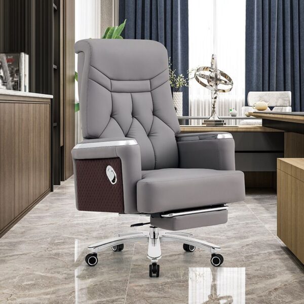 Executive Office Cahir, executive coat hanger, 1.8m Reception Desk, clerical office chair, 2-Door filing Cabinet, headrest office chair