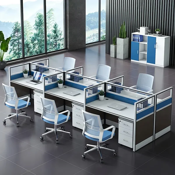 4-Way Modern Office Workstation