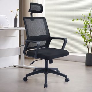 2.4m boardroom table, 4-way workstation, bliss office seat, chrome visitors seat, headrest office seat, mahogany coat hanger, mesh visitors seat, mid back visitors seat, strong mesh visitors seat