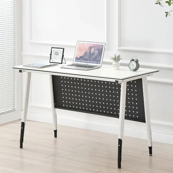 1.6m reception desk, 2- door metallic filing office cabinet, 2-way workstation, 2m executive office desk, 2way workstation, 3-link padded waiting bench, 3m boardroom table, captain mesh office seat, catalina visitors seat