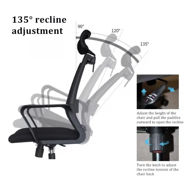 1.6m receptiohn desk, 1.8m executive office desk, 4-way workstation, bliss office seat, headrest office seat, mahogany coat hanger, mesh visitors seat