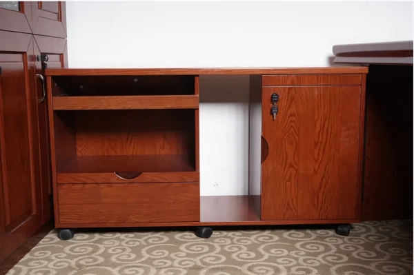 2-door full glass filing office cabinet, 2.4m boardroom office table, 2m executive office desk, 4-way workstation, catalina conference seat, executive visitors office seat, foldable sturdy chair, orthopedic office seat