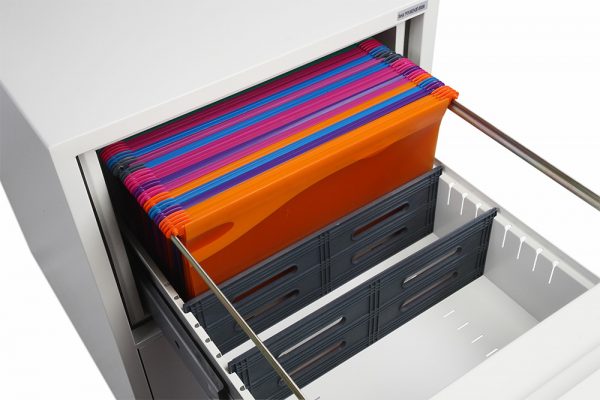 4-Drawer Office Fireproof Cabinet With Safe - Image 6