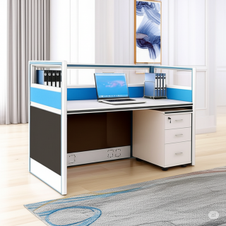 1-Way Modular Office Workstation