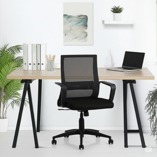 Secretarial Mesh Mid-back Office Chair