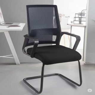 Executive Office Cahir, executive coat hanger, 1.8m Reception Desk, clerical office chair, 2-Door filing Cabinet, headrest office chair