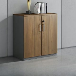 2-Door Wooden Office Credenza