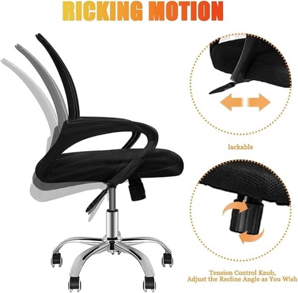 Ergonomic Clerical Mesh Office Chair - Image 7