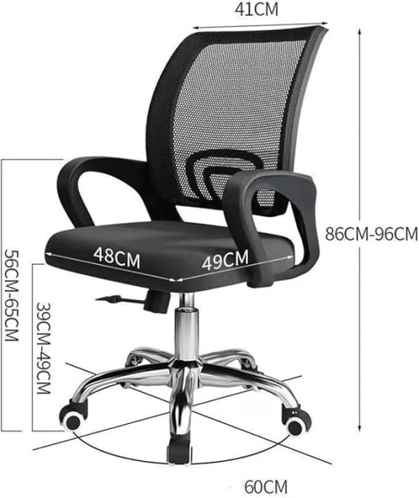 Ergonomic Clerical Mesh Office Chair - Image 2