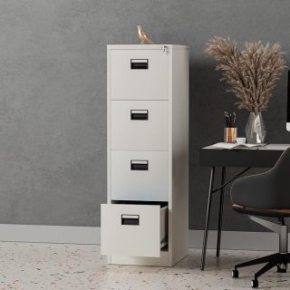 Modern 4-Drawer Metal Filing Cabinet