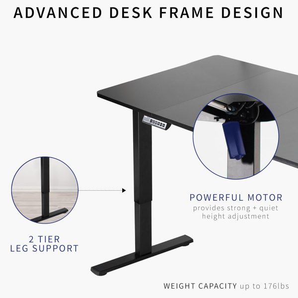 Electric Height Adjustable Standing Desk - Image 6