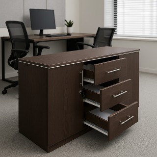 Executive Wooden Office Cupboard