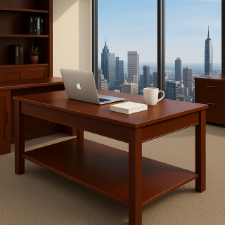 Executive Mahogany Office Coffee Table