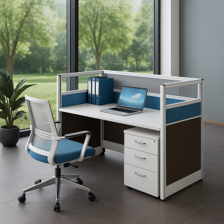 1-Way Modular Office Workstation
