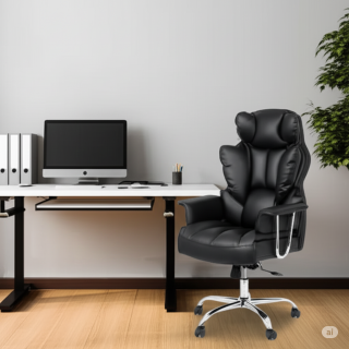 headrest office seat, 2m executive office desk, 2way workstation, ergonomic office seat, mesh visitors seat, mahogany coffee table, 1.6m reception desk, 3-link padded waiting bench