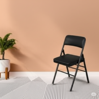 Black Foldable Training Seat