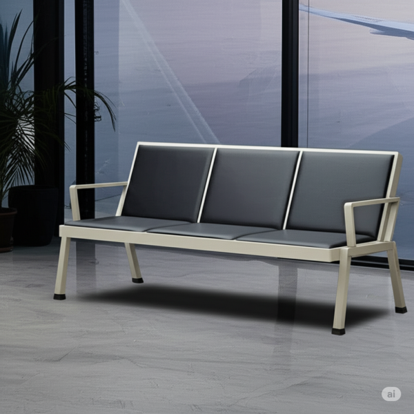 Modern 3-Seater Waiting Bench