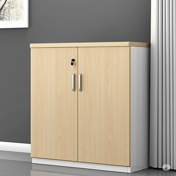 2 Door Office  Wooden Credenza