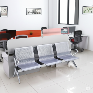 3-Link Office Reception Waiting Bench