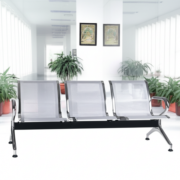 3-Link Office Reception Waiting Bench