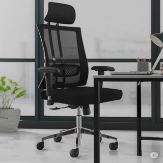 High Back Orthopedic Office Chair