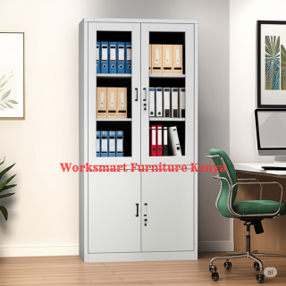 2-Door Metallic Office Filing Cabinet