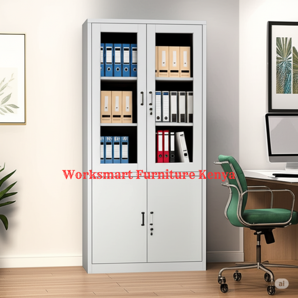 2-Door Metallic Office Filing Cabinet
