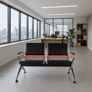 2-Link Normal Padded Office Waiting Bench