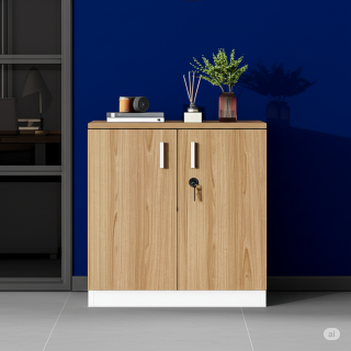 2 Door Office  Wooden Credenza