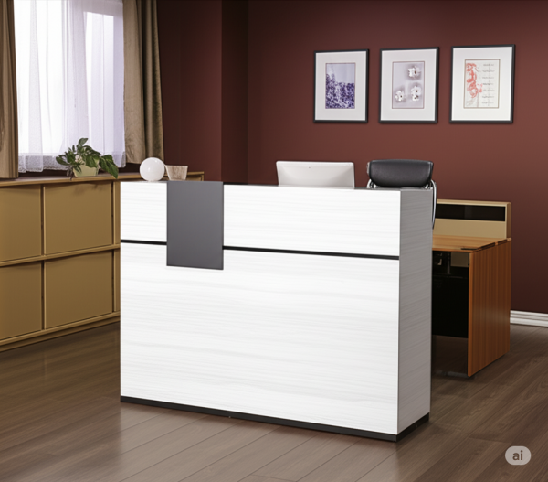 1.4M Office Reception Desk