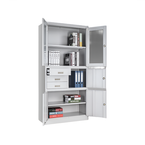 2-Door Metallic Office Filing Cabinet - Image 4