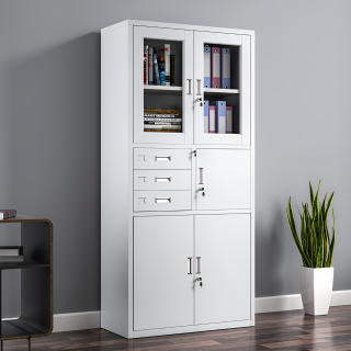 2-Door Metallic Office Filing Cabinet