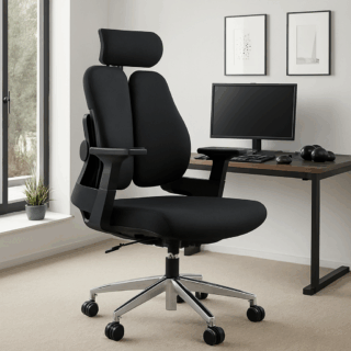 High Back Dual Orthop[edic Office Chair