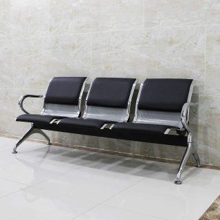 3-Link Padded Waiting Bench