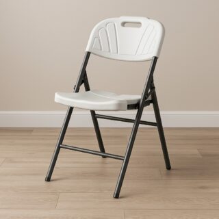 White Foldable Training Chair