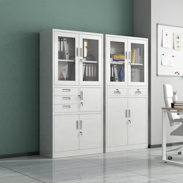 2-Door Metallic Office Filing Cabinet - Image 3