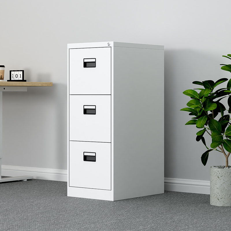 3-Drawers Metallic Filing Office Cabinet - Image 4