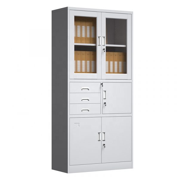 2-Door Metallic Office Filing Cabinet - Image 2