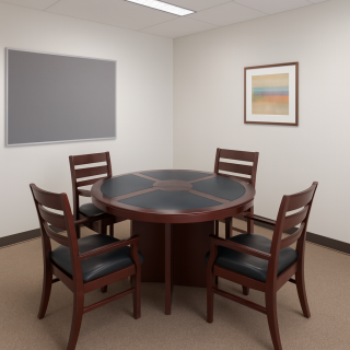 Round Executive Conference Office Table